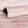 Seychelles Stripes Collection Area Rug - Mahe (Pink) Runner Pink  lifestyle 5