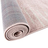 Seychelles Stripes Collection Area Rug - Mahe (Pink) Runner Pink  lifestyle 11