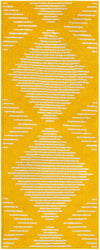 Seychelles Stripes Collection Area Rug - Mahe (Yellow) Runner Yellow Main