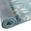 Brighton Stripes Collection Area Rug - Sussex (Light Blue) Rectangle Light Blue  lifestyle 10