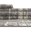 Brighton Stripes Collection Area Rug - Sussex (Ivory and Gray) Rectangle Ivory and Gray  lifestyle 60