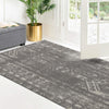 Brighton Stripes Collection Area Rug - Sussex (Gray and Ivory) Rectangle Gray and Ivory  lifestyle 18