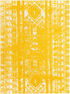 Brighton Stripes Collection Area Rug - Sussex (Yellow) Rectangle Yellow Main
