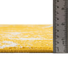 Brighton Stripes Collection Area Rug - Sussex (Yellow) Square Yellow  lifestyle 3