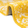 Brighton Stripes Collection Area Rug - Sussex (Yellow) Square Yellow  lifestyle 8