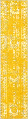 Brighton Stripes Collection Area Rug - Sussex (Yellow) Runner Yellow Main