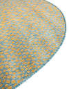 Urban Oasis Rugs Collection Area Rug -  Terrace (Yellow and Aqua) Round Yellow and Aqua  lifestyle 7