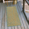 Urban Oasis Rugs Collection Area Rug -  Terrace (Yellow and Aqua) Runner Yellow and Aqua  lifestyle 13