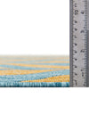 Urban Oasis Rugs Collection Area Rug -  Highrise (Yellow and Aqua) Square Yellow and Aqua  lifestyle 3