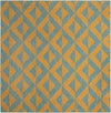 Urban Oasis Rugs Collection Area Rug -  Highrise (Yellow and Aqua) Square Yellow and Aqua Main