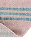 Urban Oasis Rugs Collection Area Rug -  District (Pink and Aqua) Oval Pink and Aqua  lifestyle 9