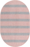 Urban Oasis Rugs Collection Area Rug -  District (Pink and Aqua) Oval Pink and Aqua Main