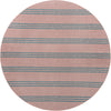 Urban Oasis Rugs Collection Area Rug -  District (Pink and Aqua) Round Pink and Aqua Main