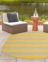 Urban Oasis Rugs Collection Area Rug -  District (Yellow and Aqua) Oval Yellow and Aqua  lifestyle 2