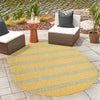 Urban Oasis Rugs Collection Area Rug -  District (Yellow and Aqua) Oval Yellow and Aqua  lifestyle 21