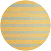 Urban Oasis Rugs Collection Area Rug -  District (Yellow and Aqua) Round Yellow and Aqua Main