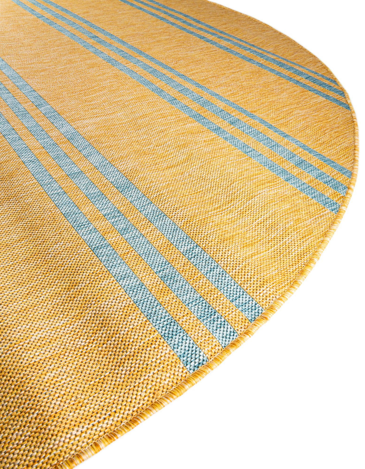Urban Oasis Rugs Collection Area Rug -  District (Yellow and Aqua) Round Yellow and Aqua  lifestyle 7