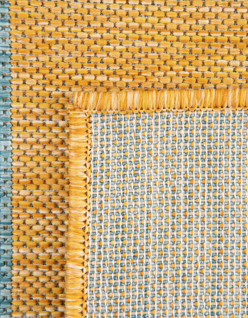 Urban Oasis Rugs Collection Area Rug -  District (Yellow and Aqua) Runner Yellow and Aqua  lifestyle 7