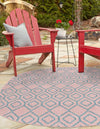 Urban Oasis Rugs Collection Area Rug -  Boulevard (Pink and Aqua) Oval Pink and Aqua  lifestyle 2