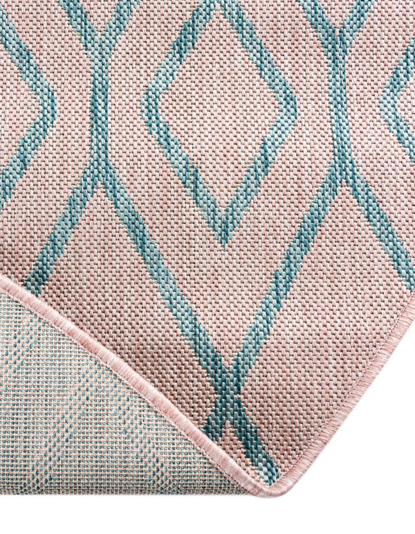 Urban Oasis Rugs Collection Area Rug -  Boulevard (Pink and Aqua) Oval Pink and Aqua  lifestyle 7