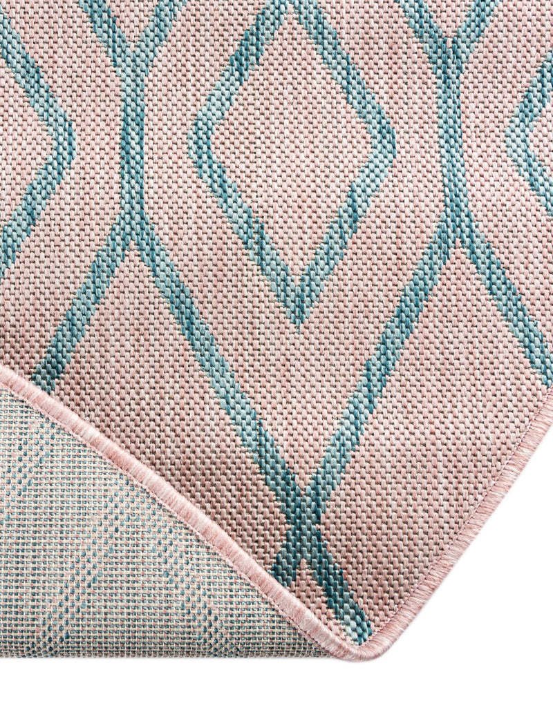 Urban Oasis Rugs Collection Area Rug -  Boulevard (Pink and Aqua) Oval Pink and Aqua  lifestyle 7