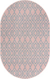 Urban Oasis Rugs Collection Area Rug -  Boulevard (Pink and Aqua) Oval Pink and Aqua Main