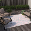 Urban Oasis Rugs Collection Area Rug -  Boulevard (Pink and Aqua) Square Pink and Aqua  lifestyle 14
