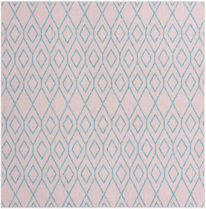 Urban Oasis Rugs Collection Area Rug -  Boulevard (Pink and Aqua) Square Pink and Aqua Main