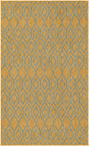 Urban Oasis Rugs Collection Area Rug -  Boulevard (Yellow and Aqua) Rectangle Yellow and Aqua Main