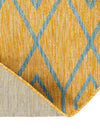 Urban Oasis Rugs Collection Area Rug -  Boulevard (Yellow and Aqua) Oval Yellow and Aqua  lifestyle 10