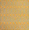 Urban Oasis Rugs Collection Area Rug -  Boulevard (Yellow and Aqua) Square Yellow and Aqua Main