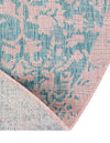 Urban Oasis Rugs Collection Area Rug -  Penthouse (Pink and Aqua) Oval Pink and Aqua  lifestyle 11