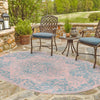 Urban Oasis Rugs Collection Area Rug -  Penthouse (Pink and Aqua) Oval Pink and Aqua  lifestyle 24