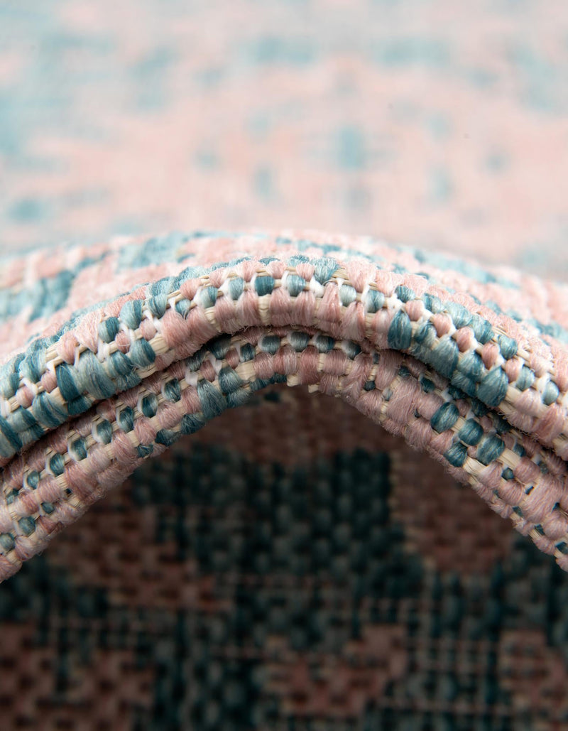 Urban Oasis Rugs Collection Area Rug -  Penthouse (Pink and Aqua) Runner Pink and Aqua  lifestyle 6