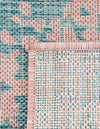 Urban Oasis Rugs Collection Area Rug -  Penthouse (Pink and Aqua) Runner Pink and Aqua  lifestyle 7