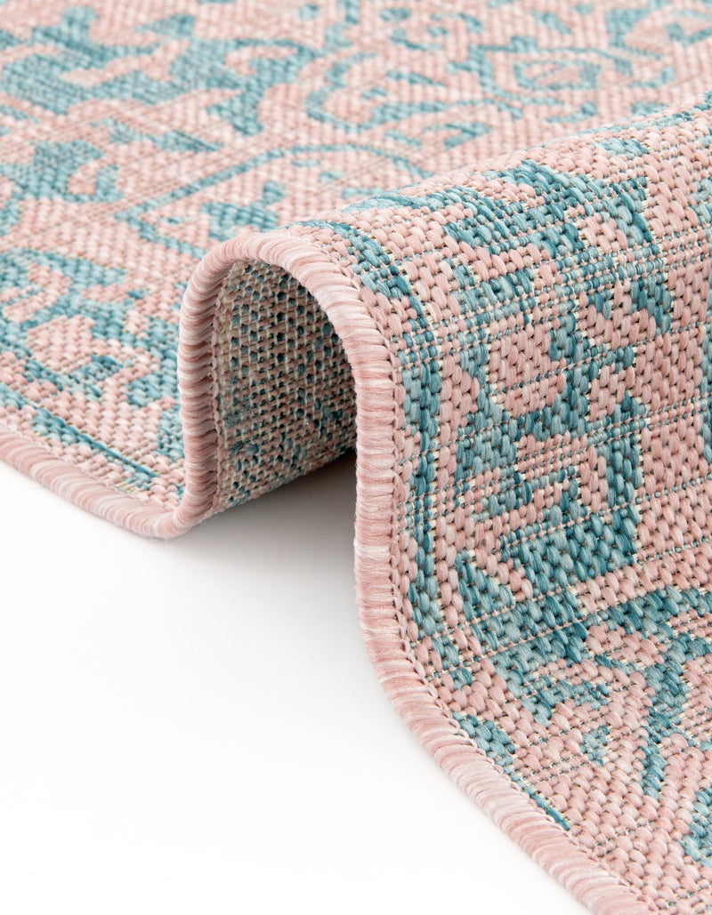 Urban Oasis Rugs Collection Area Rug -  Penthouse (Pink and Aqua) Runner Pink and Aqua  lifestyle 8