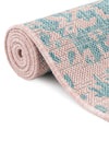 Urban Oasis Rugs Collection Area Rug -  Penthouse (Pink and Aqua) Runner Pink and Aqua  lifestyle 10