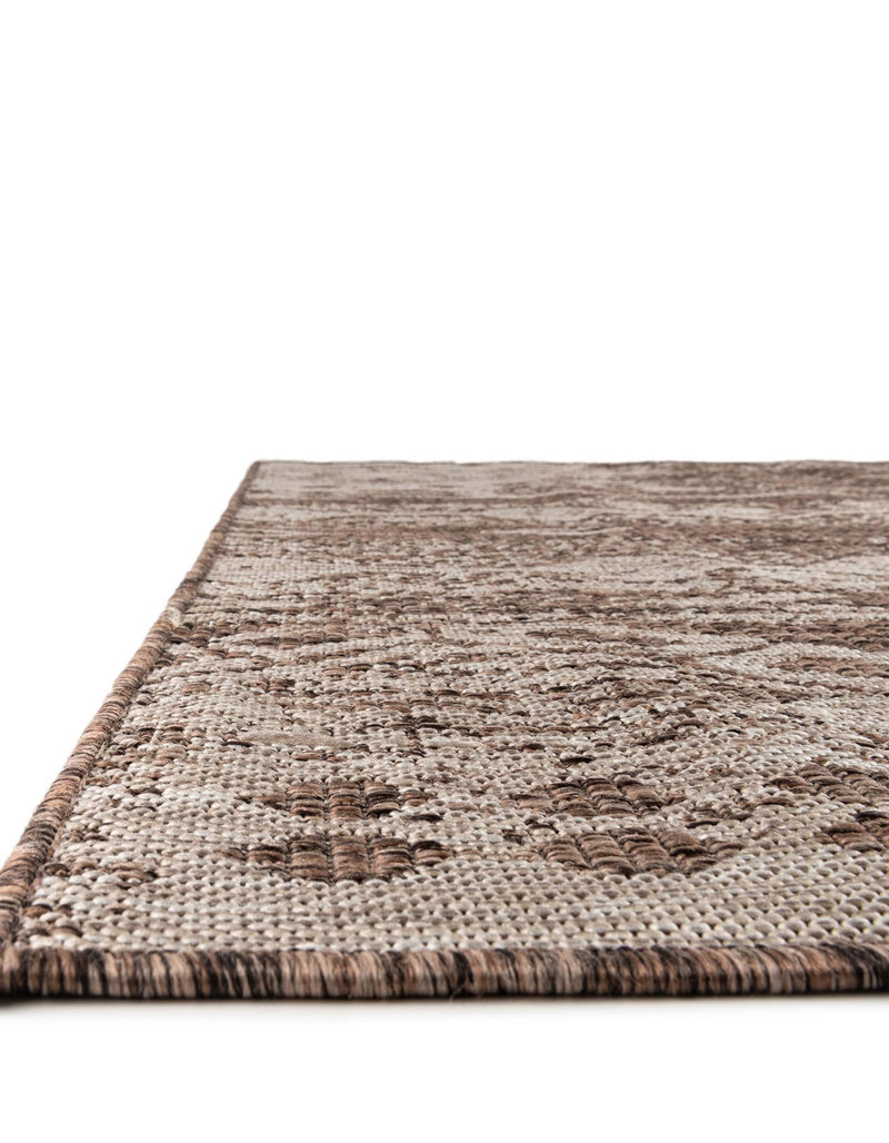 Desert Nomad Terrace Collection Area Rug - Sahara (Brown) Rectangle Brown  lifestyle 5