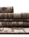 Desert Nomad Terrace Collection Area Rug - Sahara (Brown) Rectangle Brown  lifestyle 31