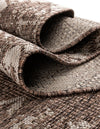 Desert Nomad Terrace Collection Area Rug - Sahara (Brown) Rectangle Brown  lifestyle 32