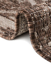 Desert Nomad Terrace Collection Area Rug - Sahara (Brown) Rectangle Brown  lifestyle 33