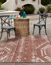 Desert Nomad Terrace Collection Area Rug - Sahara (Rust Red) Rectangle Rust Red  lifestyle 4
