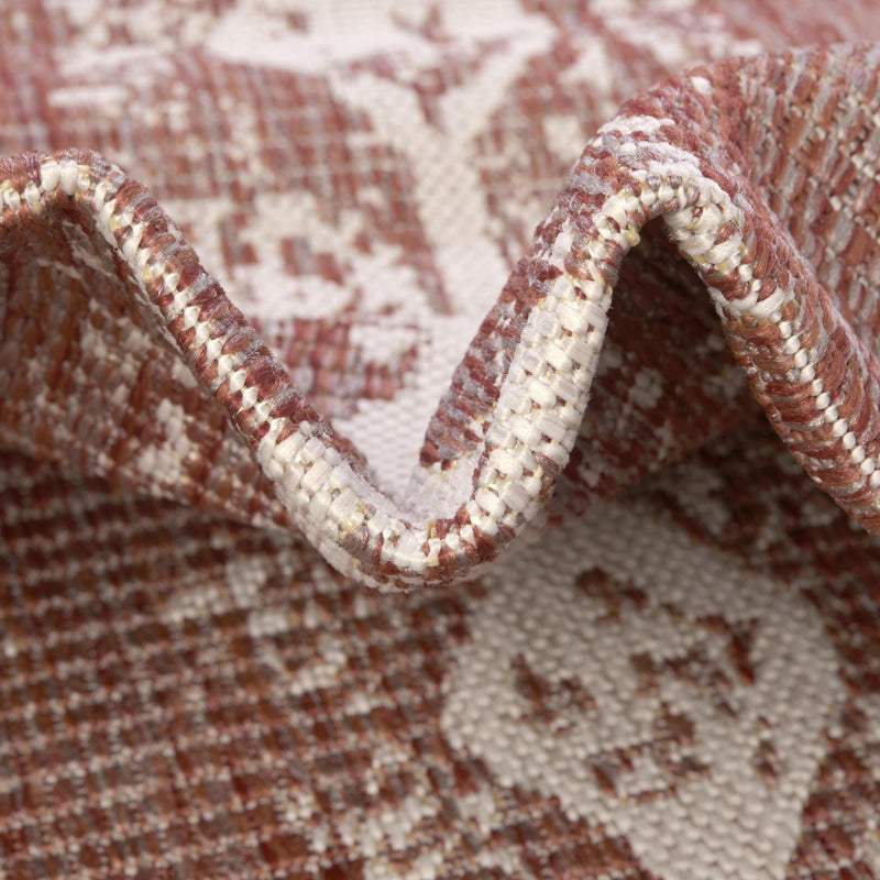 Desert Nomad Terrace Collection Area Rug - Sahara (Rust Red) Rectangle Rust Red  lifestyle 33