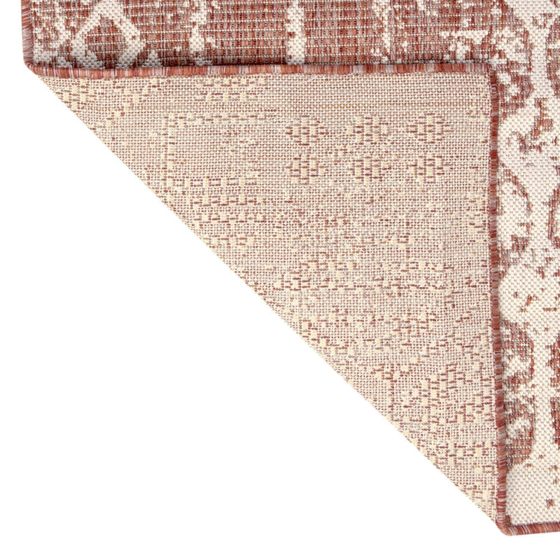 Desert Nomad Terrace Collection Area Rug - Sahara (Rust Red) Rectangle Rust Red  lifestyle 35