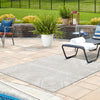Desert Nomad Terrace Collection Area Rug - Sahara (Gray) Square Gray  lifestyle 16