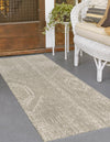 Desert Nomad Terrace Collection Area Rug - Sahara (Gray) Runner Gray  lifestyle 2