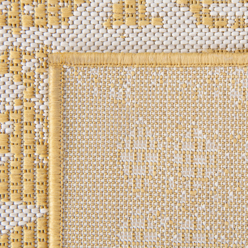 Desert Nomad Terrace Collection Area Rug - Sahara (Yellow) Rectangle Yellow  lifestyle 11
