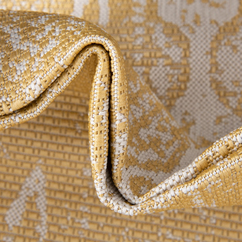 Desert Nomad Terrace Collection Area Rug - Sahara (Yellow) Rectangle Yellow  lifestyle 36