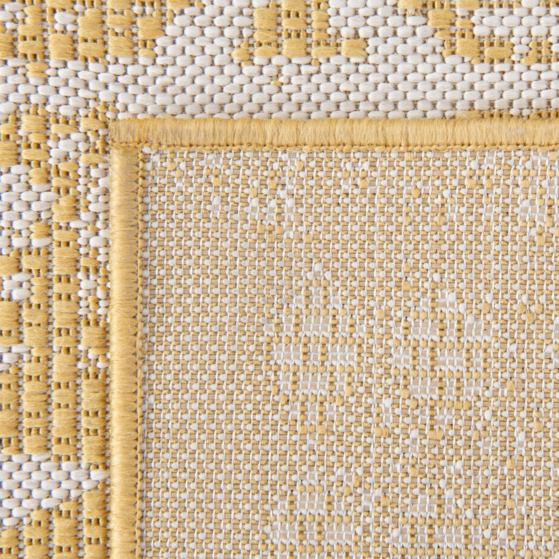 Desert Nomad Terrace Collection Area Rug - Sahara (Yellow) Rectangle Yellow  lifestyle 38