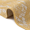 Desert Nomad Terrace Collection Area Rug - Sahara (Yellow) Square Yellow  lifestyle 8